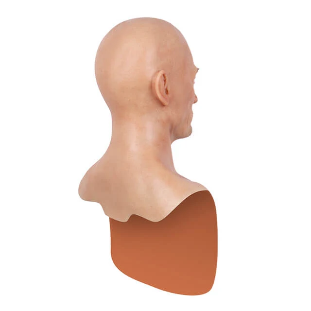 Charles Silicone Old Man Head Mask - Image 3