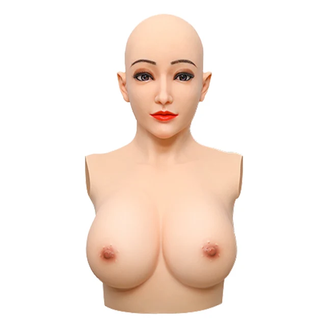 Alice with Breast Female Silicone Head Mask 4G - Image 3