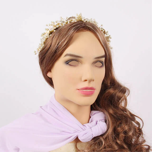 Beatrice Silicone Female Head Mask - Image 3