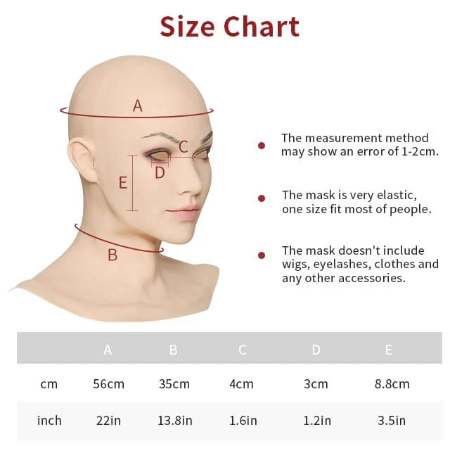 Beatrice Silicone Female Head Mask - Image 4