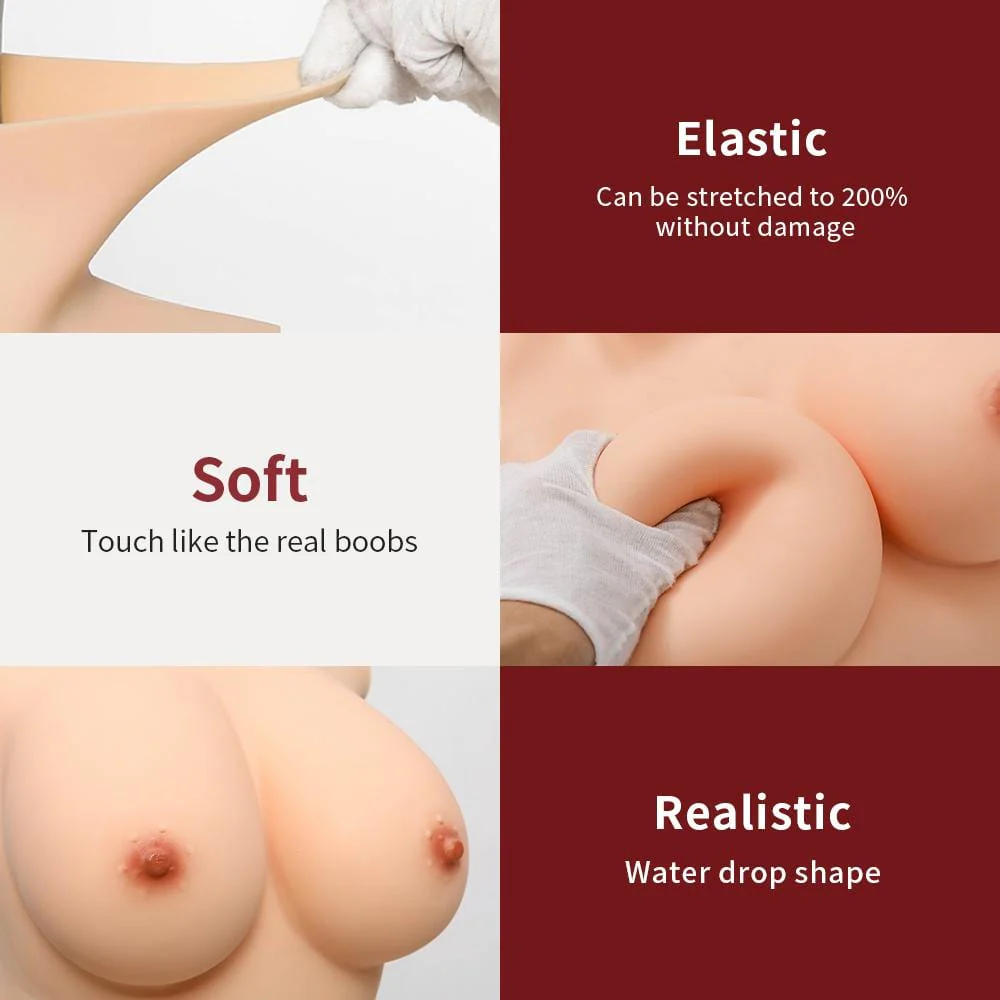 C-G cup Long Silicone Breastplate 5G - Image 3