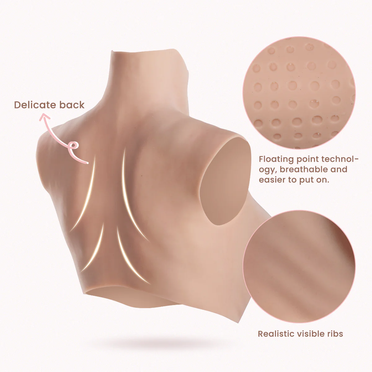 B-H Cup Oil-Free Breast Forms Capillaries 8th Generation - Image 6
