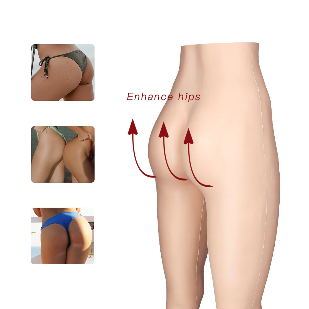 Ankle-length Silicone Vaginal Pants Hip Enhancer 8G - Image 3