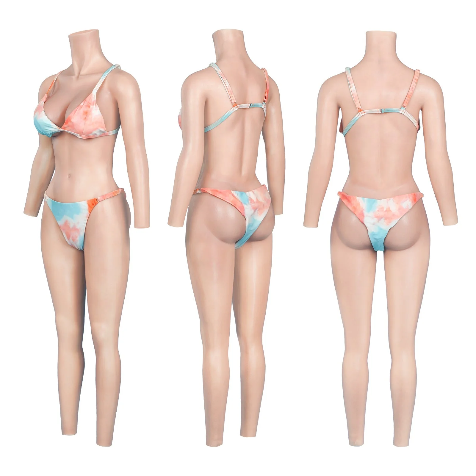 [Free Mask❤] C Cup Ankle-length Full Silicone Bodysuit with Sleeves - Image 5
