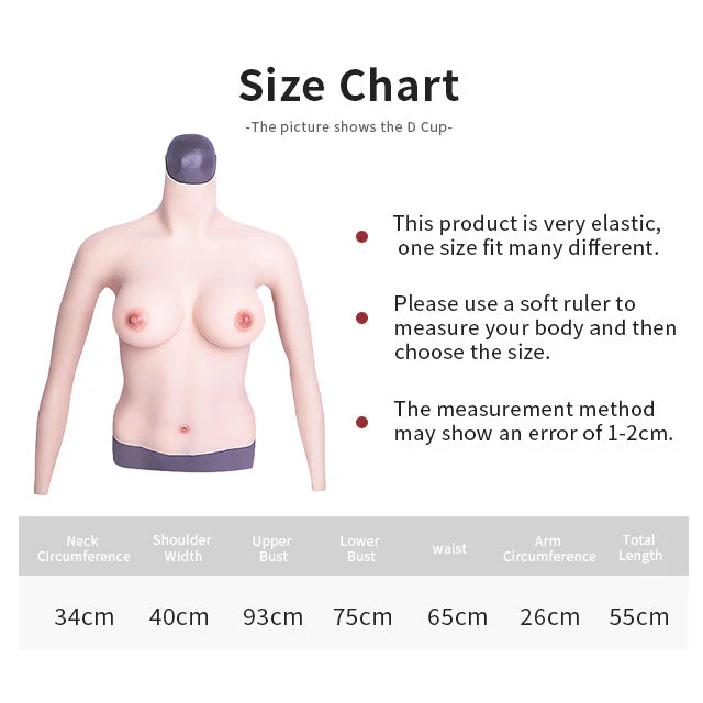 D Cup Long Sleeve Breastplate 4G - Image 3