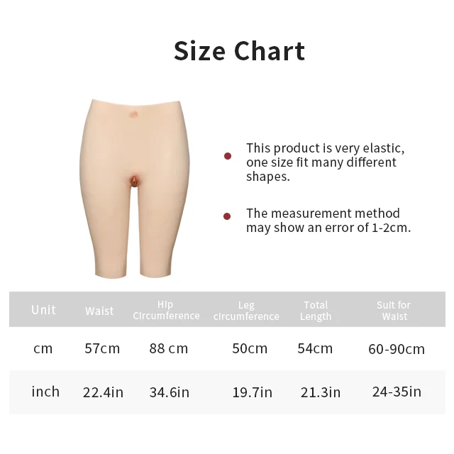 Half Length Silicone Vaginal Pants Hip-enhancer 2G - Image 5