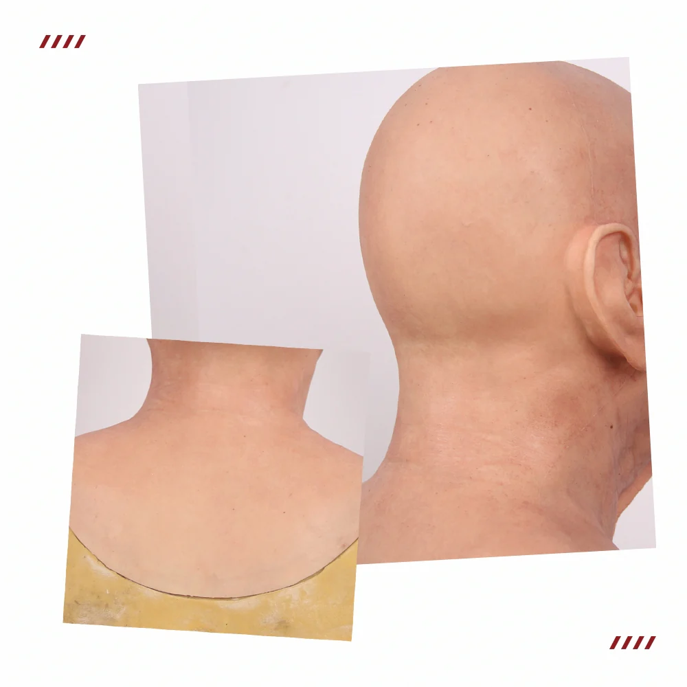 Dees Silicone Old Man Head Mask - Image 3