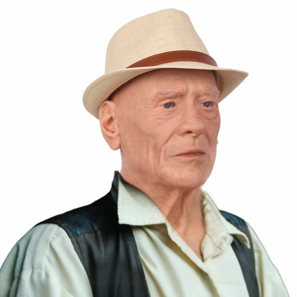 Dees Silicone Old Man Head Mask - Image 9