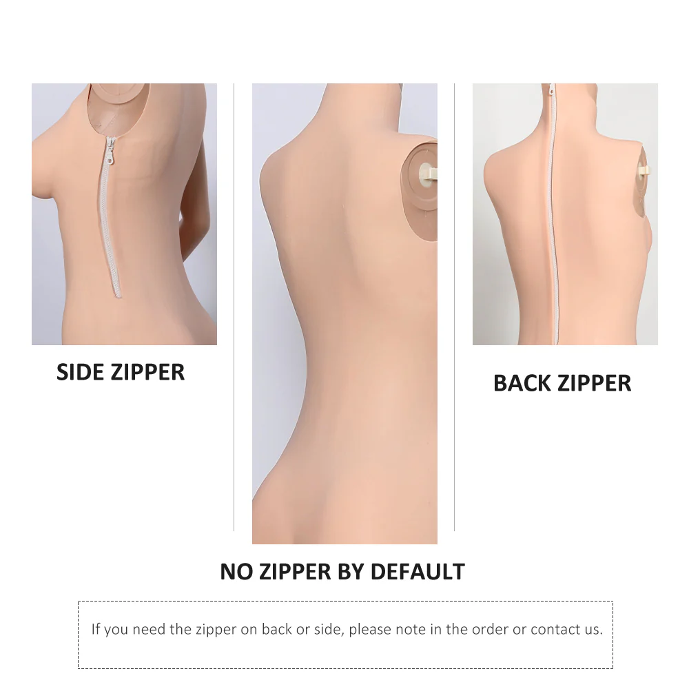 C to E Cup Ankle-length Silicone Bodysuit with Sleeve 8G - Image 10
