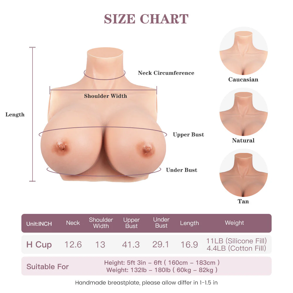 H Cup Breastplate Huge Boobs - Image 5