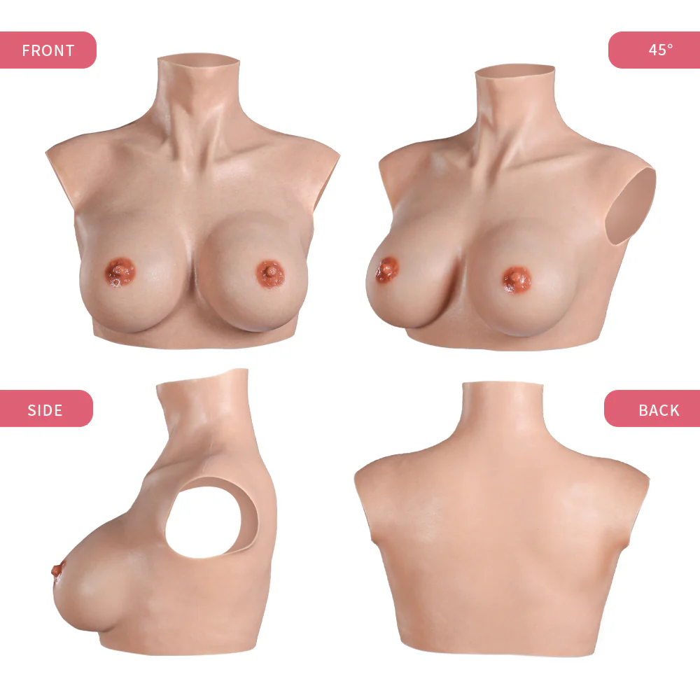 B-G Cup Upgraded Realistic Silicone Breastplate - Image 3