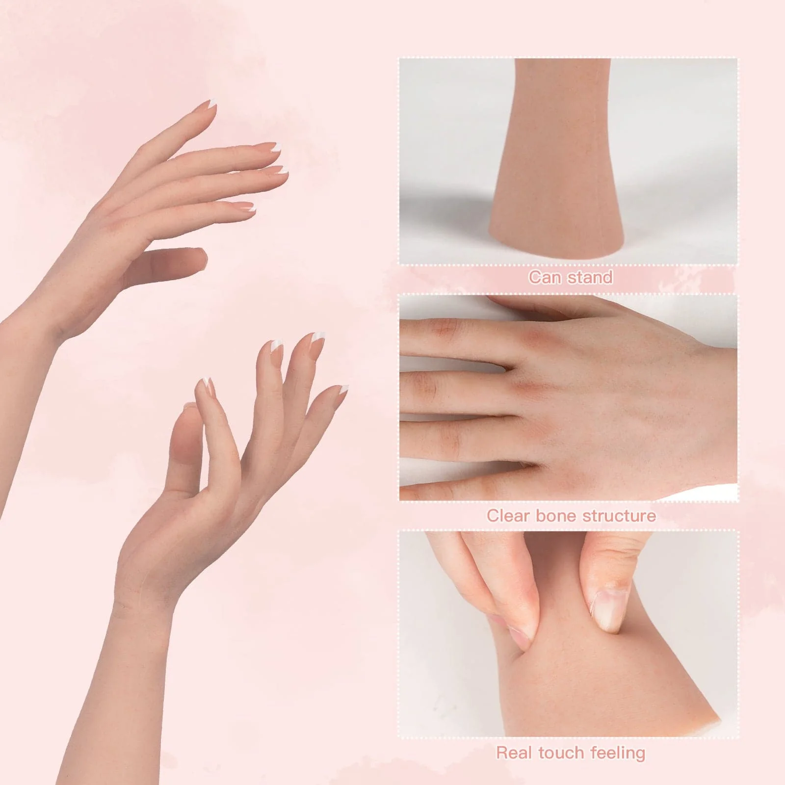 Female Mannequin Life Size Hand as Sketch Nail Jewelry Watch Display - Image 3