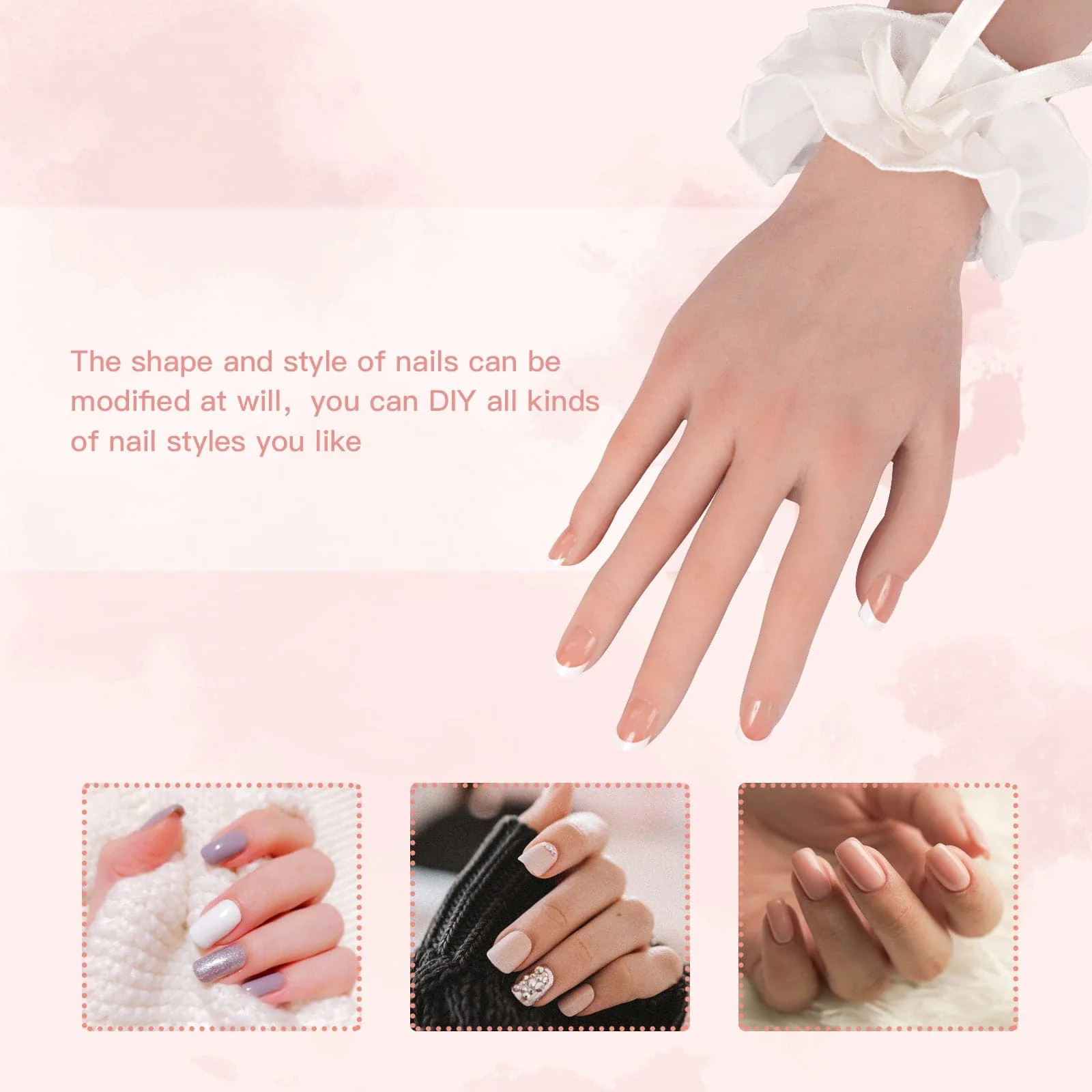 Female Mannequin Life Size Hand as Sketch Nail Jewelry Watch Display - Image 5