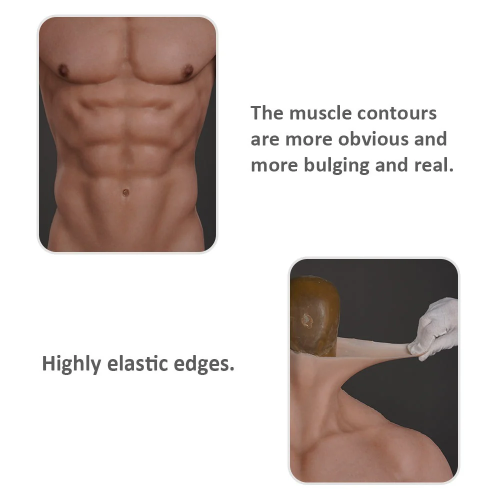 Oil-Free Silicone Muscle Suit Long Sleeve 8G - Image 3