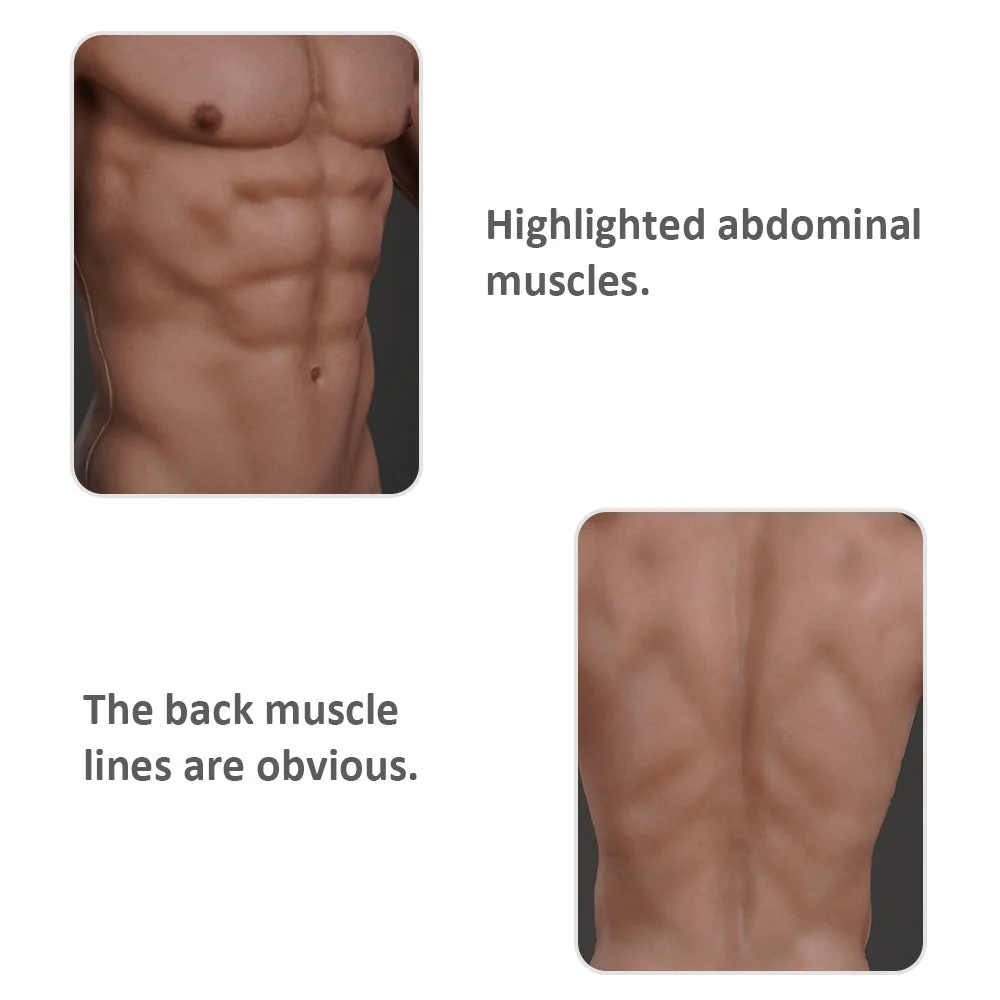 Oil-Free Silicone Muscle Suit Long Sleeve 8G - Image 5
