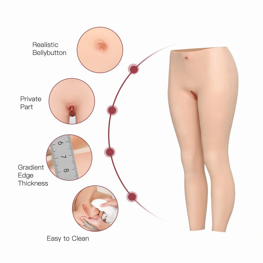 Ankle-length Silicone Vaginal Pants 1G - Image 4
