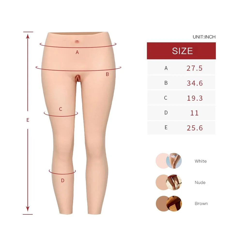 Ankle-length Silicone Vaginal Pants 1G - Image 7