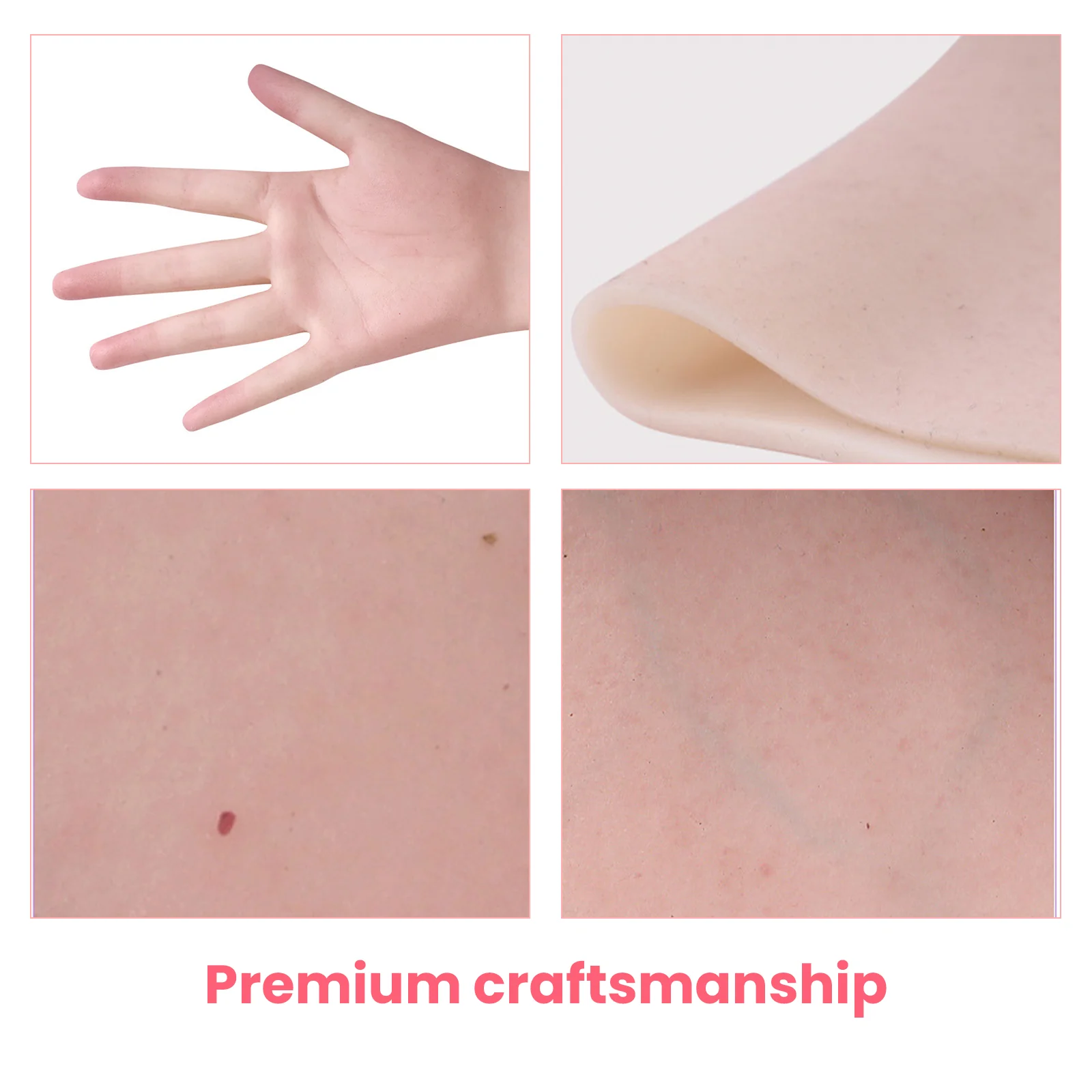 Realistic Female Silicone Gloves 8G - Image 4
