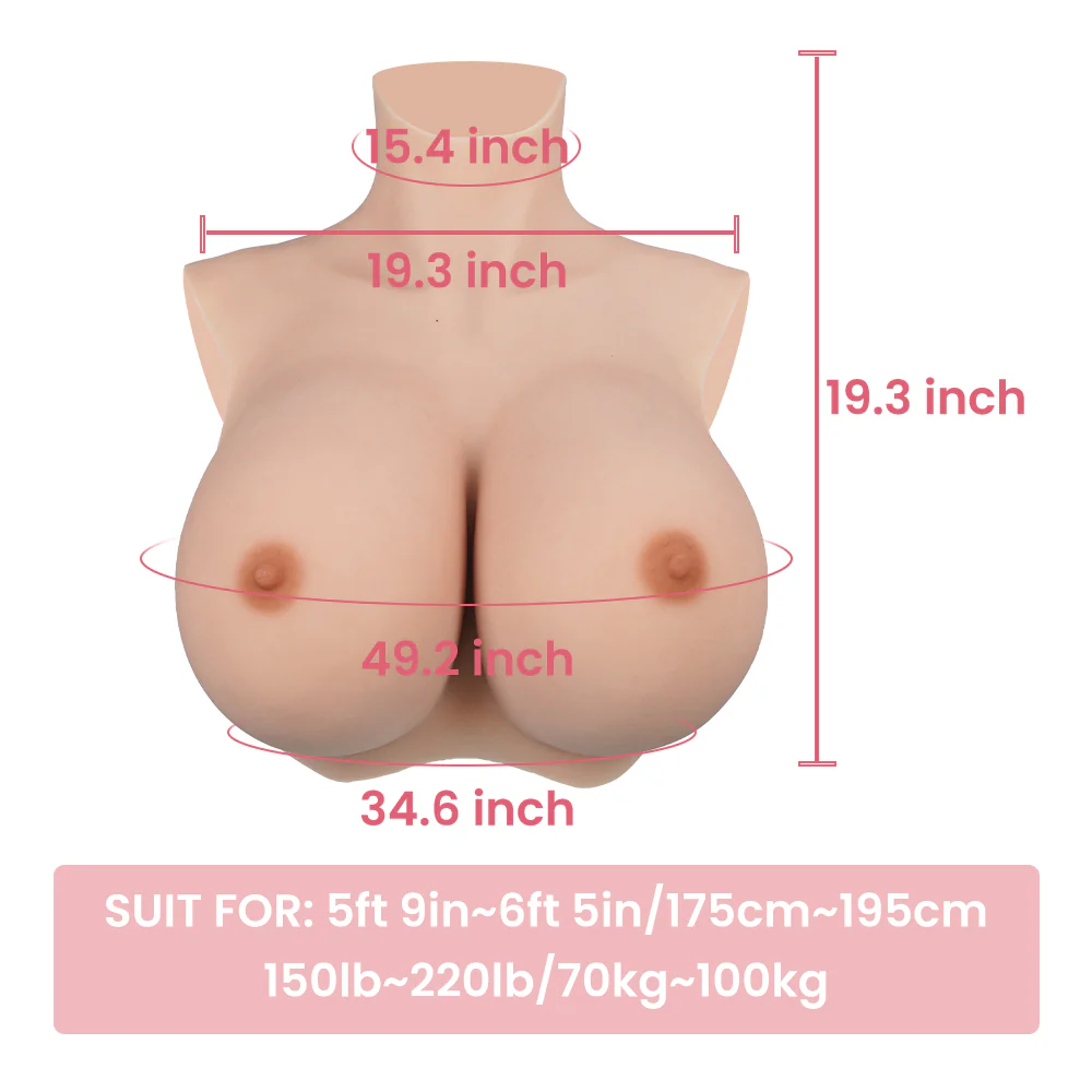 S Cup Huge Boobs Airbag Filling Breastplate 8G - Image 7