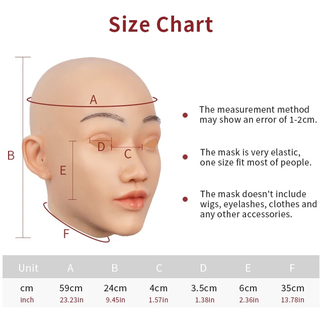 Elsa Silicone Female Head Mask 1G - Image 5