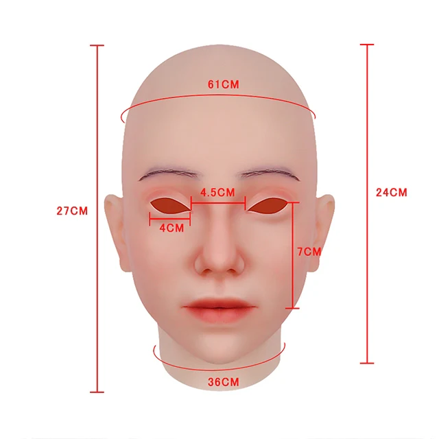 Kathy Silicone Female Head Mask - Image 3