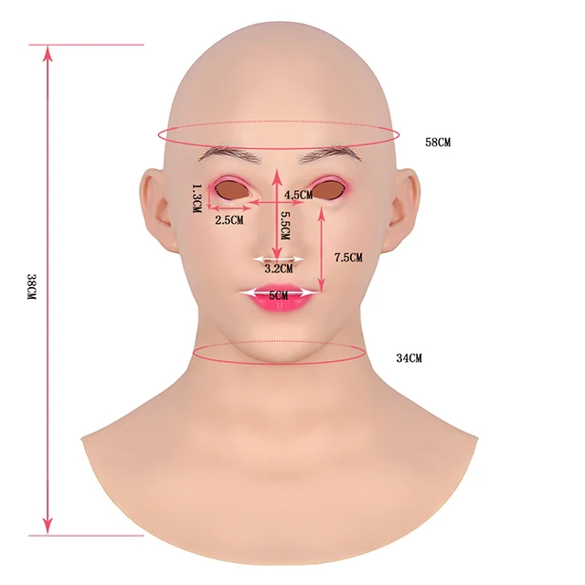 Bliss Silicone Female Head Mask - Image 5