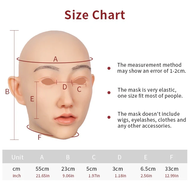 Sivir Silicone Female Head Mask 1G - Image 5
