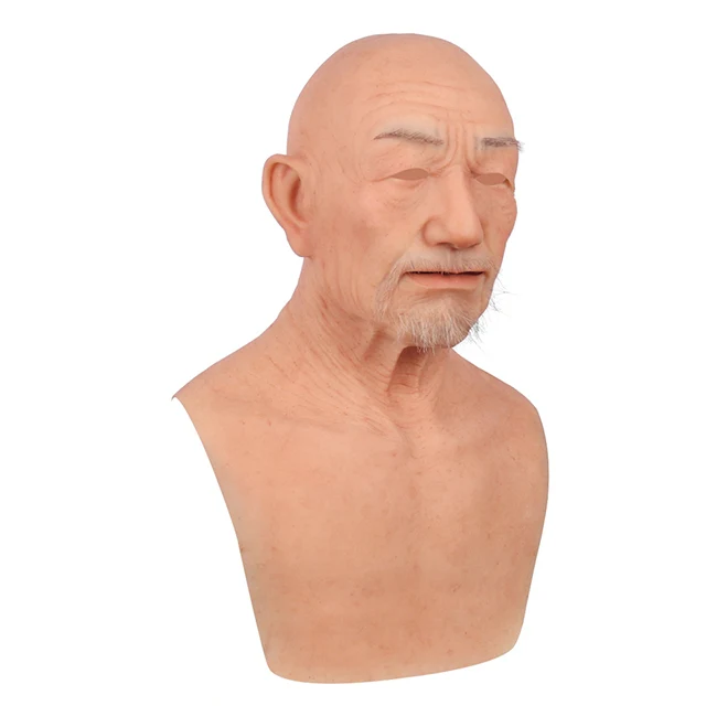 William Silicone Old Man Head Mask - Image 2