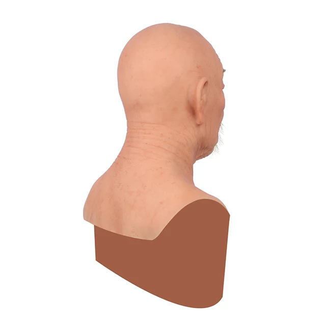 William Silicone Old Man Head Mask - Image 4