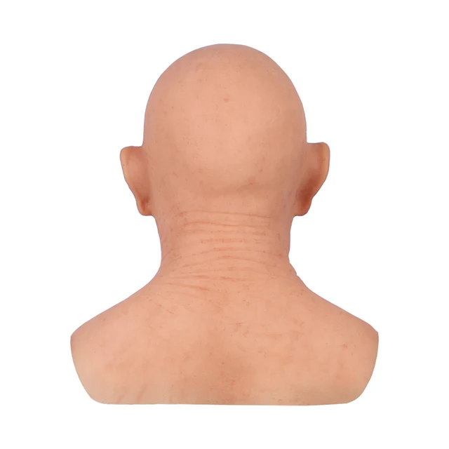 William Silicone Old Man Head Mask - Image 5