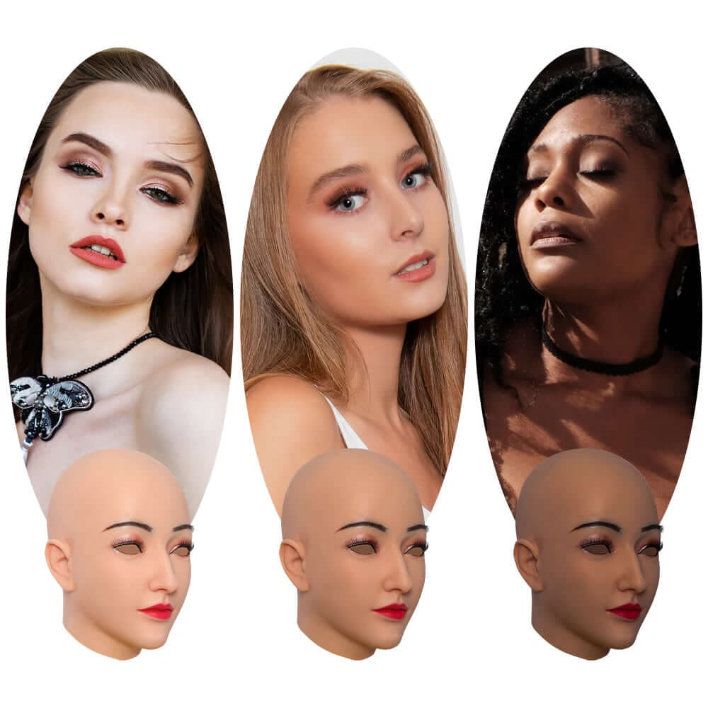 Alice Silicone Female Head Mask - Image 6