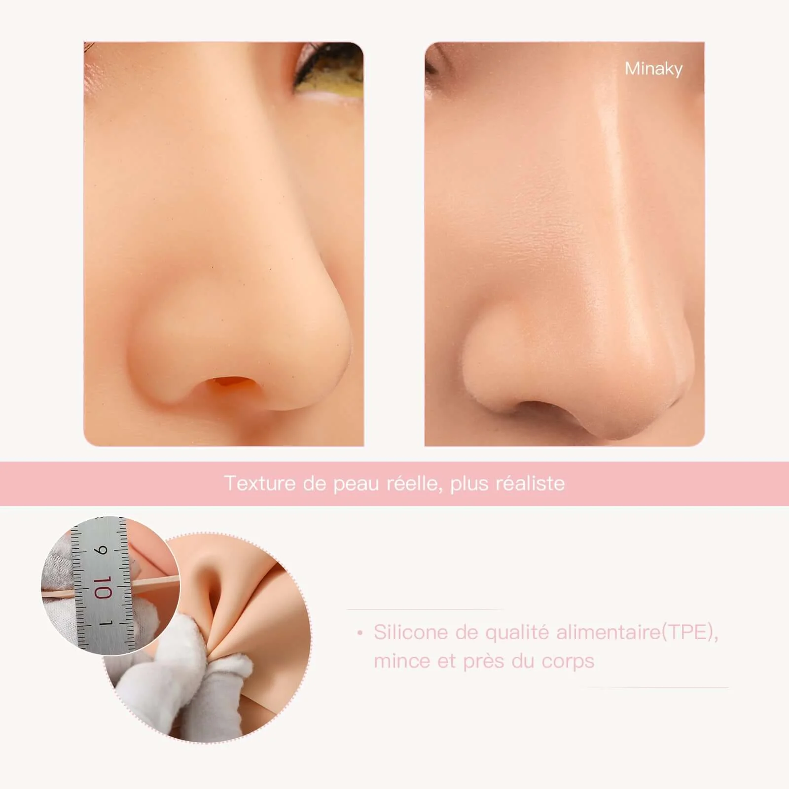 Claire Silicone Female Head Mask - Image 4