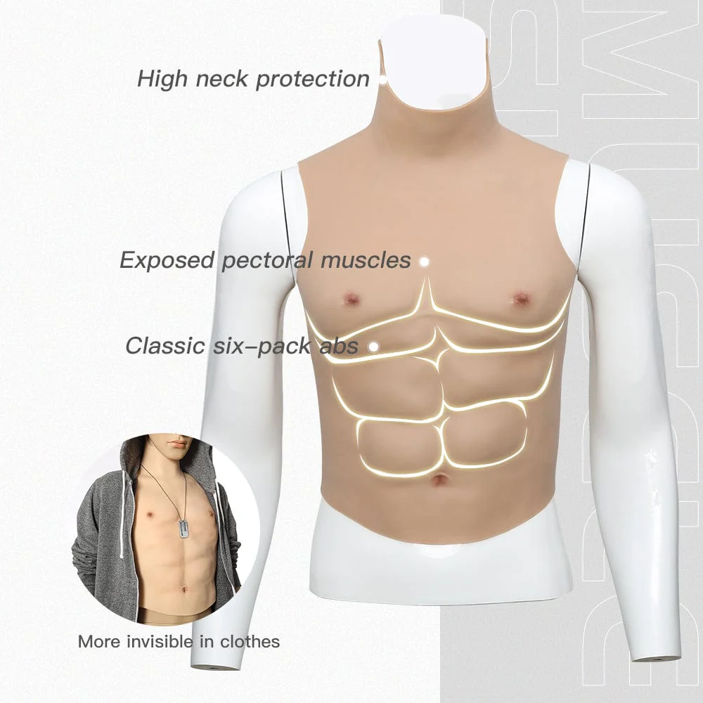 Silicone Muscle Suit Macho Chest 4G - Image 4