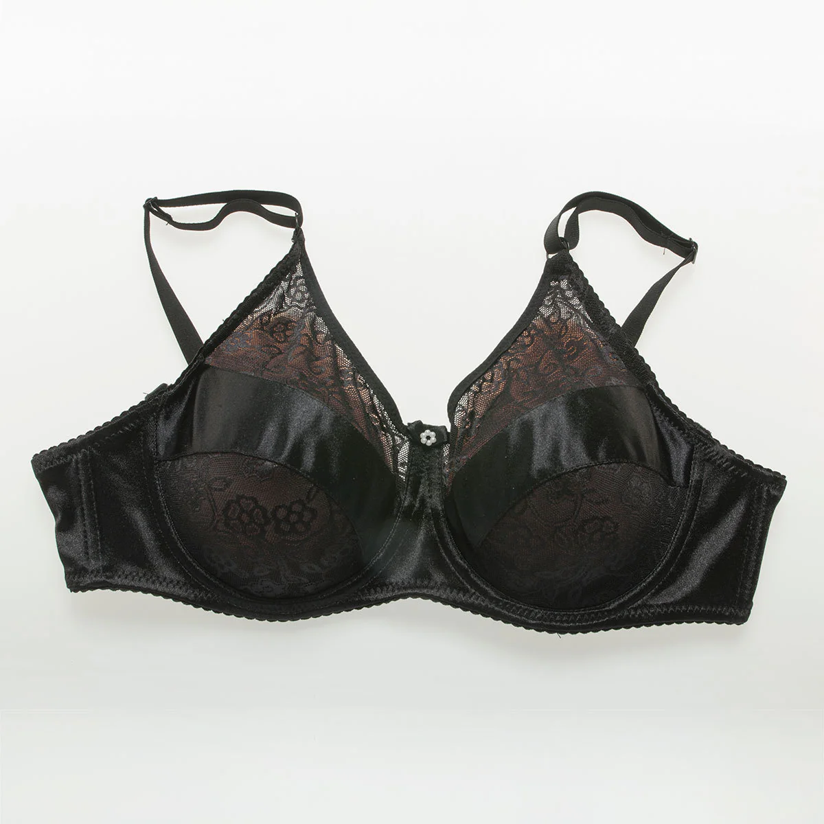 Teardrop Shaped Silicone Breast Forms with Black Pocket Bra - Image 7