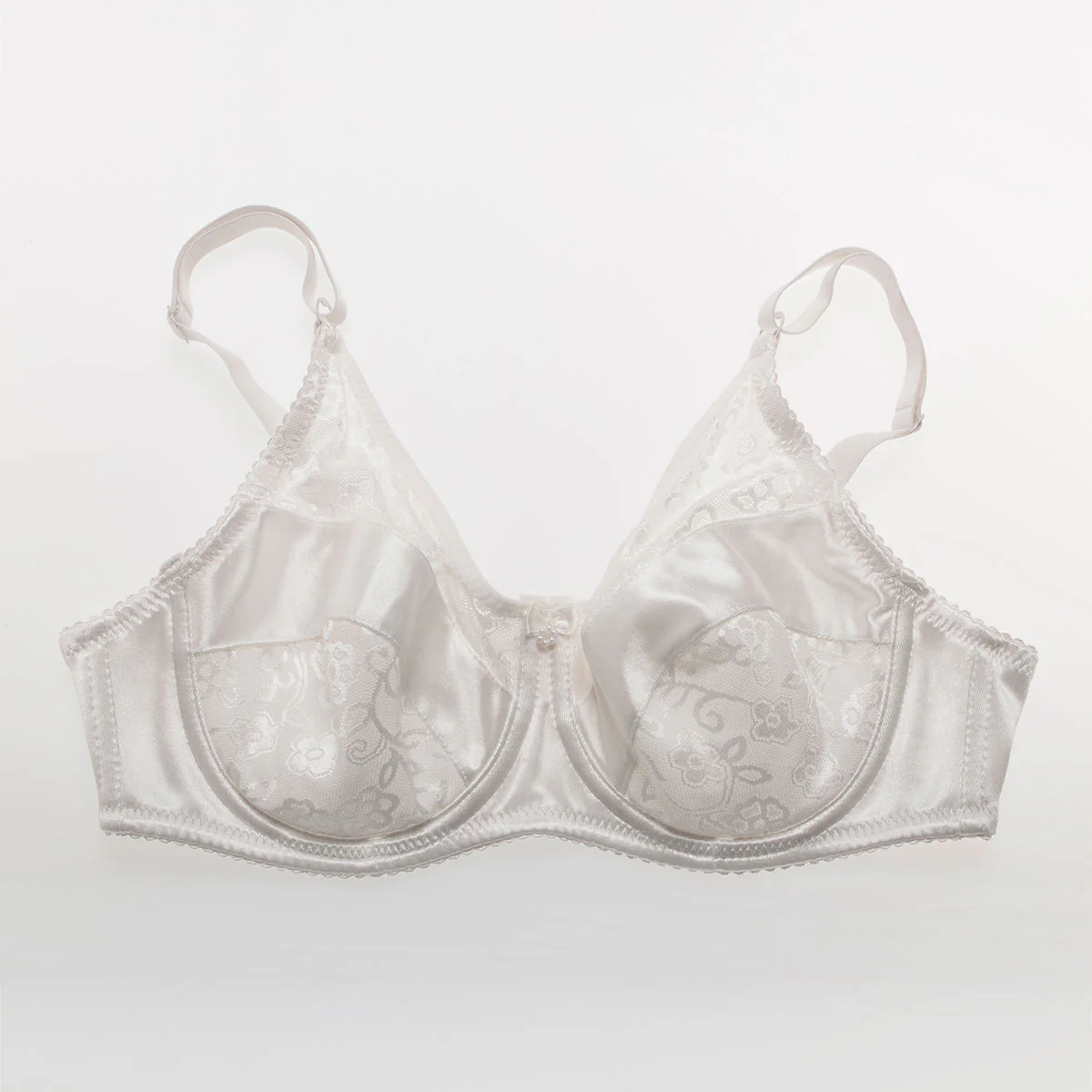 Teardrop Shaped Silicone Breast Forms with White Pocket Bra - Image 9
